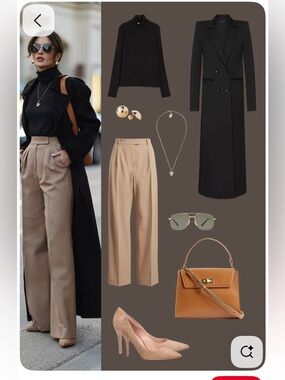 NWT Esprit Turtleneck Merino Wool/Rabbit Fur/Cashmere Sweater. Large. Black